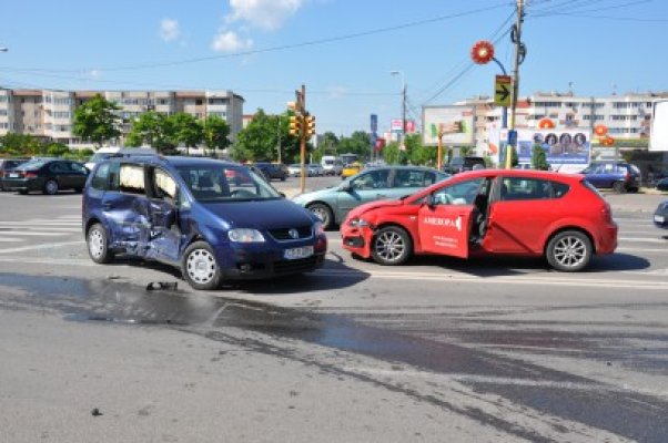 Accident rutier pe bulevardul 1 Mai
